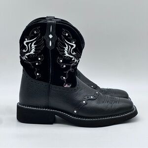 Justin Deercow Gypsy Boots. Size 10